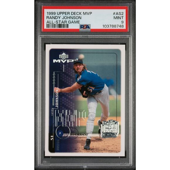 1999 Upper Deck MVP All-Star Game Fanfest #AS2 Randy Johnson PSA 9 Dbacks Pop 1 - Picture 1 of 3